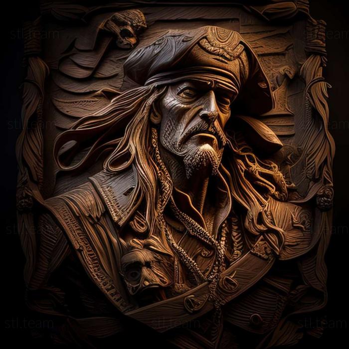 3D model Pirates of the Caribbean The Legend of Jack Sparrow gam d (STL)